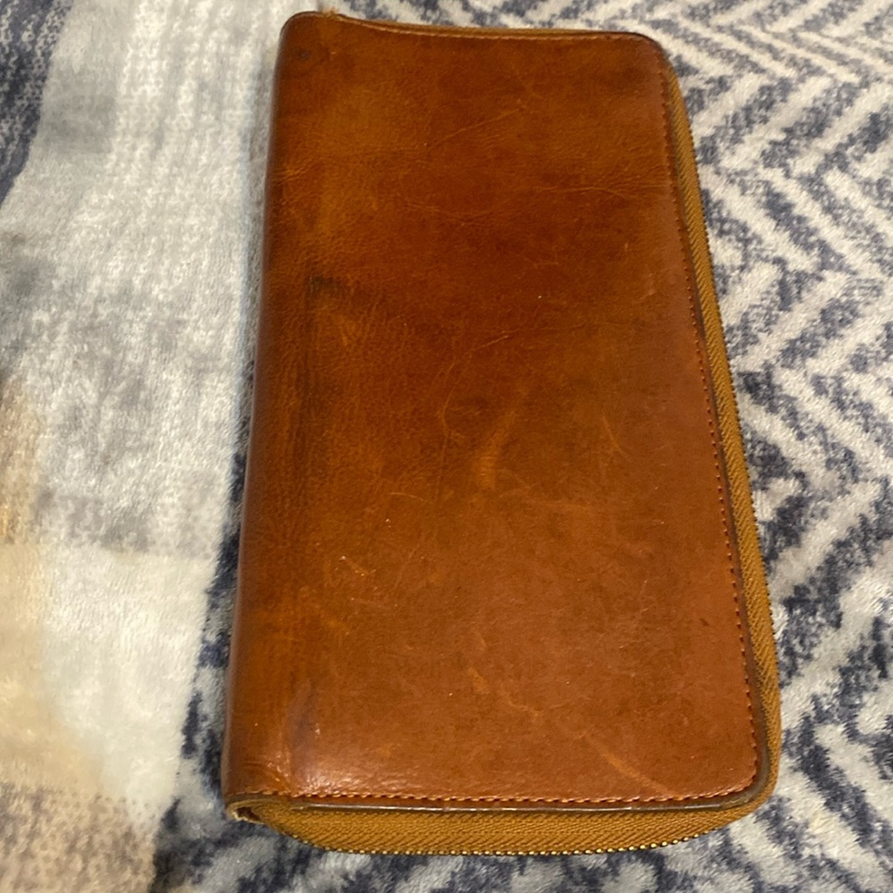 Large leather wallet